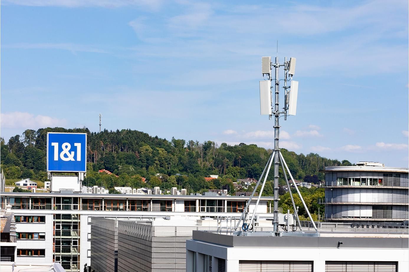 5G-Mobilfunkantenne bei 1&1